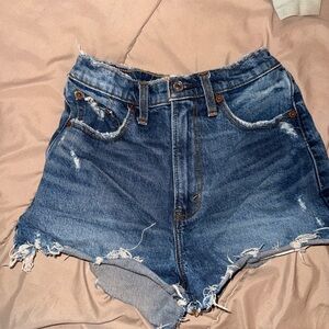 A&F Curve Love HighRise Mom Shorts 0